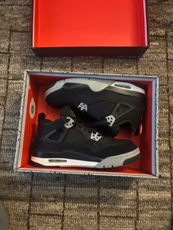 Jordan 4 black canvas