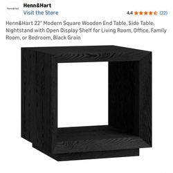 27.5 X 24.6 X 11.2 Brand New Side Table