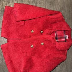 Baby Girls Carter Fleece-lined Peacoat  