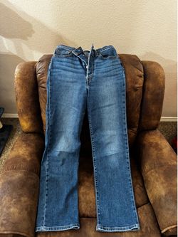 Levi Ribcage straight jeans