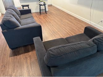 Black couches