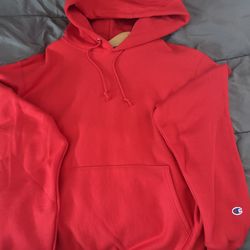 Champion Hoodie Mens Red
