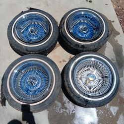 14×7 100spoke knock whire wheels