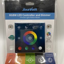 RGBW Led Controller and Dimmer - 4 Preset Light Pattern Modes SeaVolt
