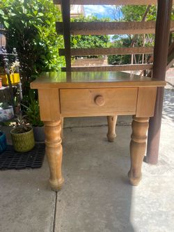 Wooden Nightstand