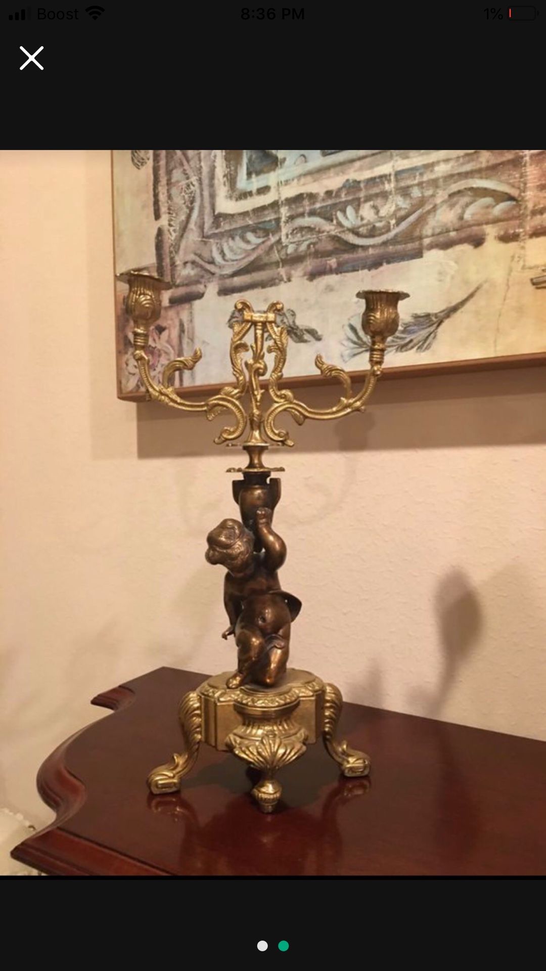 Metal Candle Holder