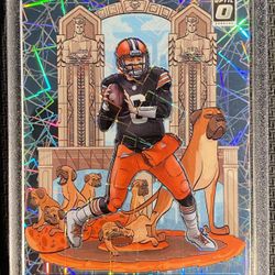 2021 Baker Mayfield Donruss Optic Downtown Case Hit SSP DT-11 Mint Gem Browns