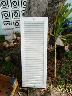 Original Florida Deco Wooden Shutters, NOT REPRODUCTION!