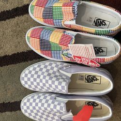 VANS OFF THE WALL Classic Slip-On Pride Multi/True White  and Width - Regular 11.0 M 