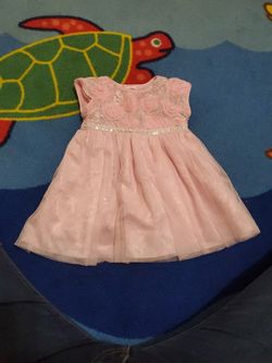 9 Months Sparkly Pink Dress
