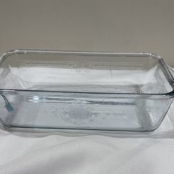 Vtg Fire King Blue Philibe Loaf Pan