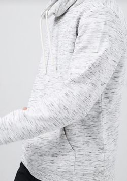 Heathered Cowl Neck Pullover Men XL