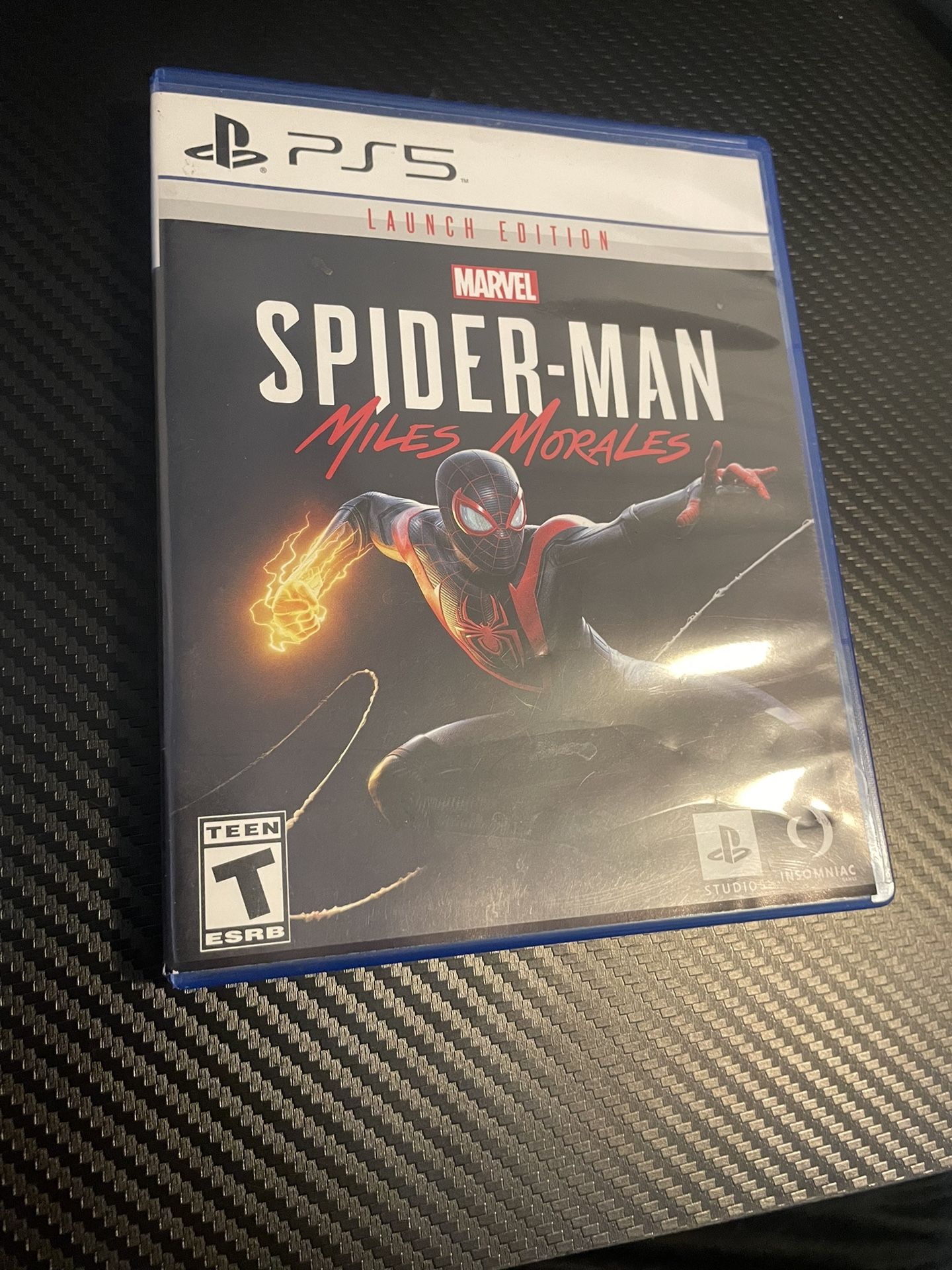 spiderman miles morales ps5 launch edition disc (FREE DELIVERY)