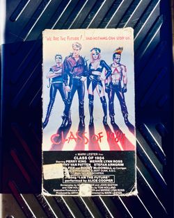 Cult Classic! Physical Media! ‘80s Dystopian Action! “CLASS OF 1984” on VHS