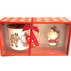 Hello Kitty Christmas Gift Mug Set 