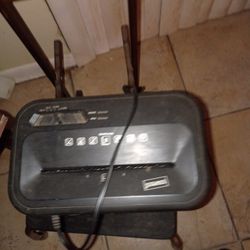 All Kinds Of Antique Furniture Cowboy Hat And A Paper Shredder 