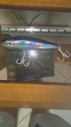 7 inch stick bait tuna with upgraded bkk hooks NEW