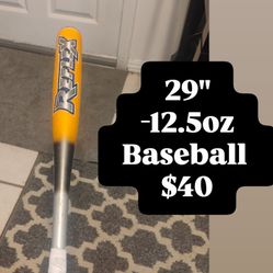 Easton Reflex Baseball Bat 29" -12.5oz