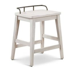 Backless Rustic Counter Height Stool