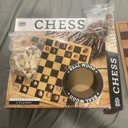 Anker Play CHESS BOARD Wooden Classic 10” Includes Board 32 Pieces & Instruction