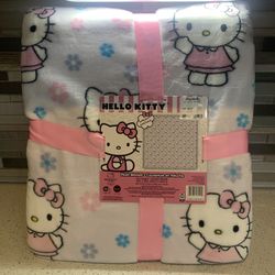 Hello Kitty Flower Blanket 
