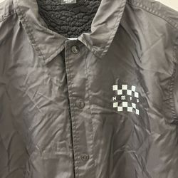 Men’s Neff Skate Jacket Medium Long Sleeve Button Up Windbreaker Casual