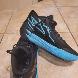 PUMA MB.02 Phenom Black Blue Atoll LaMelo Ball MB 2