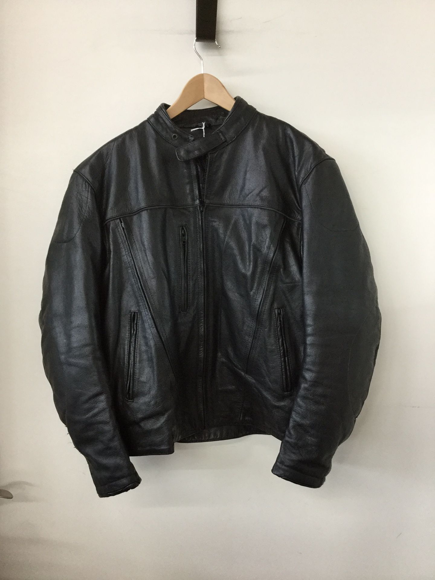 X Element Advanced Motorcycle Gear Men’s XL Leather Jacket
