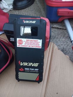 Vikiing 2000 peak amp jump starter