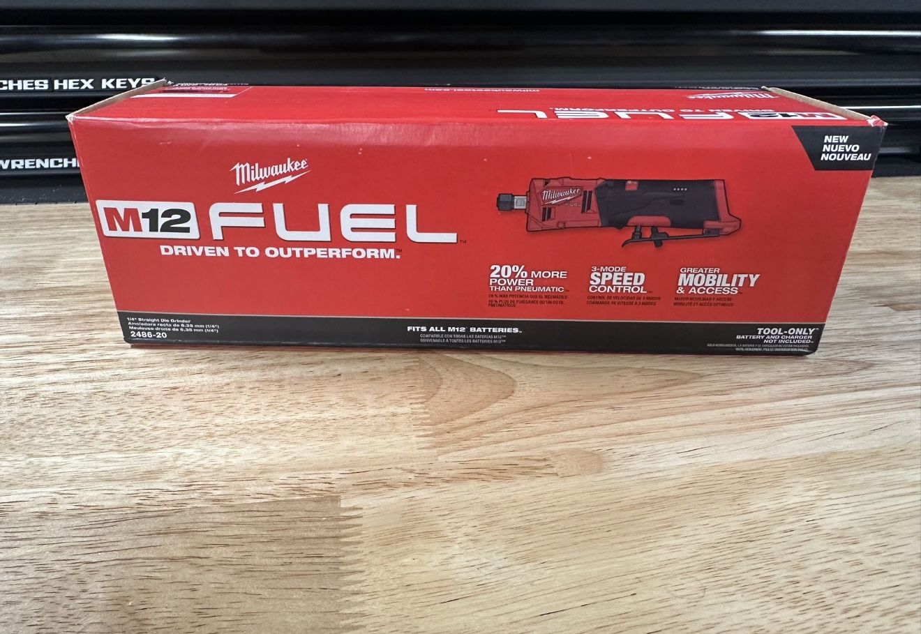 M12 FUEL 12V Lithium-Ion Brushless Cordless 1/4 in. Straight Die Grinder (Tool-Only)