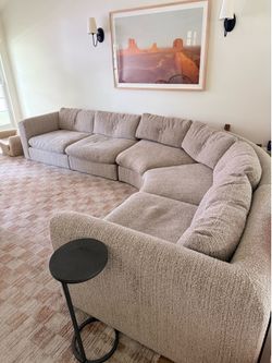 Crate and Barrel  Bucktown Modular 4-Piece L-Shaped Wedge Sectional Sofa