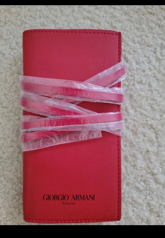 Giorgio Armani Red Lipstick/ Makeup Brushes Holder