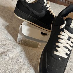 Air Force 1’s Black Suede