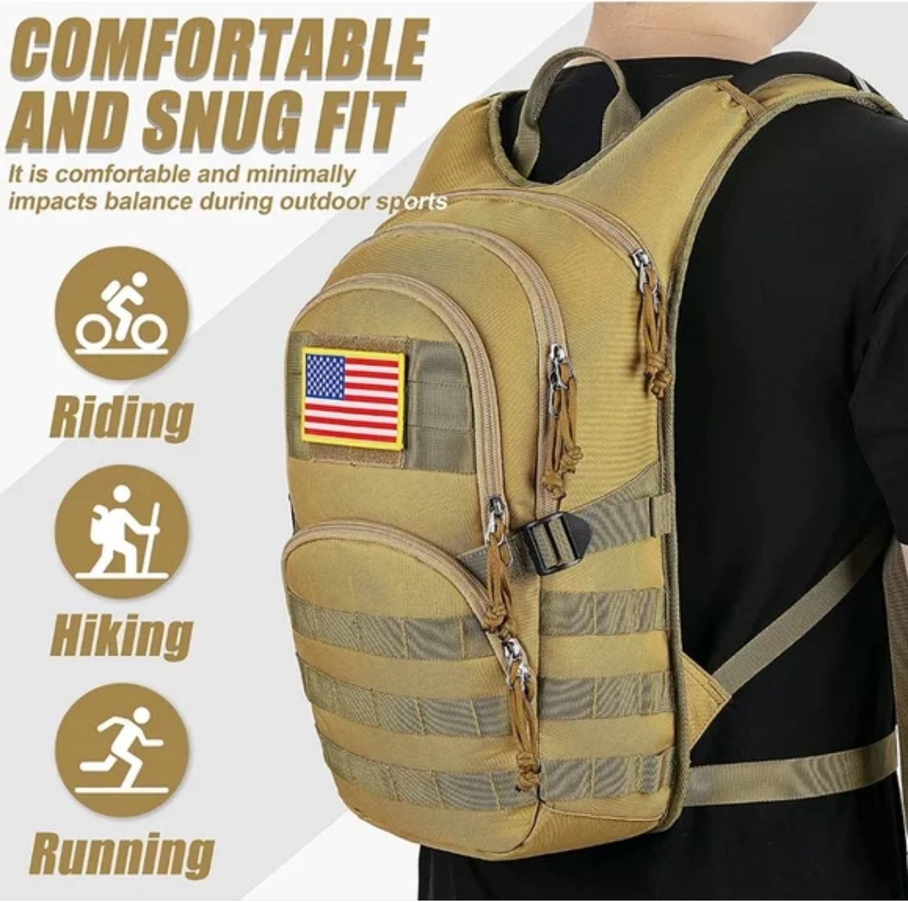 New hydration backpack.