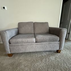 Gray Loveseat New 