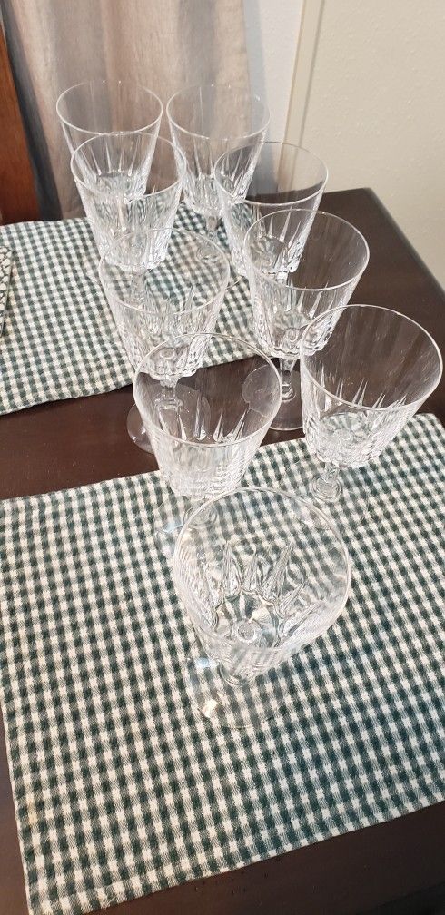 glass cristal d' arques-durand set 9-9/25/25