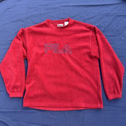Vintage Fila fleece sweater/ size L