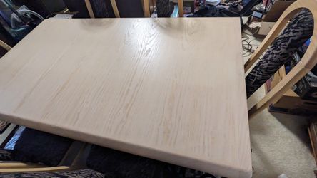 Dining Table and Chairs plus Tablecloths