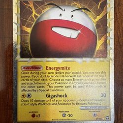 Pokemon Electrode 93/102 PRIME HGSS Triumphant Holo Rare MP/HP