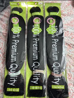 Bellrino Soft Yaki Braid Hair Extensions – 30 Inches – Black