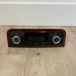 VW Touareg 7P Climate Control Heater A/C Panel Wood Trim OEM 7P(contact info removed)BK