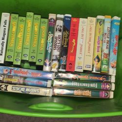 60 VHS Movies And TV Shows 