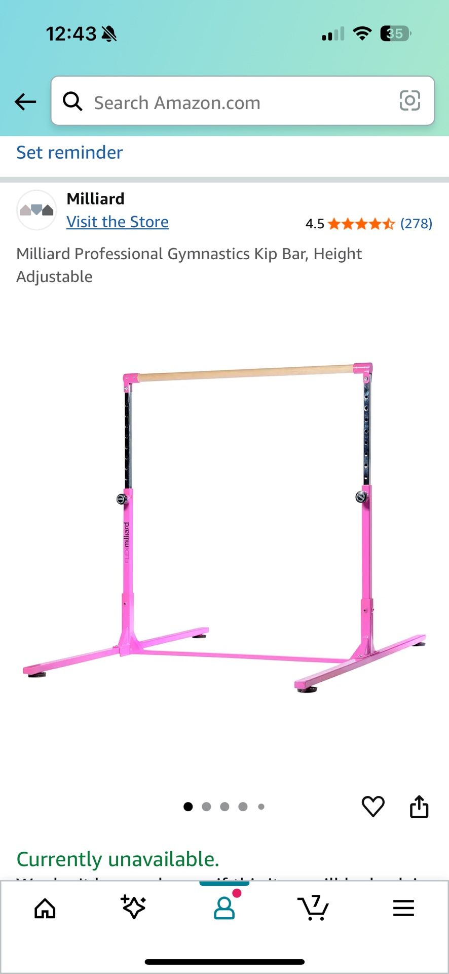 Gym bar