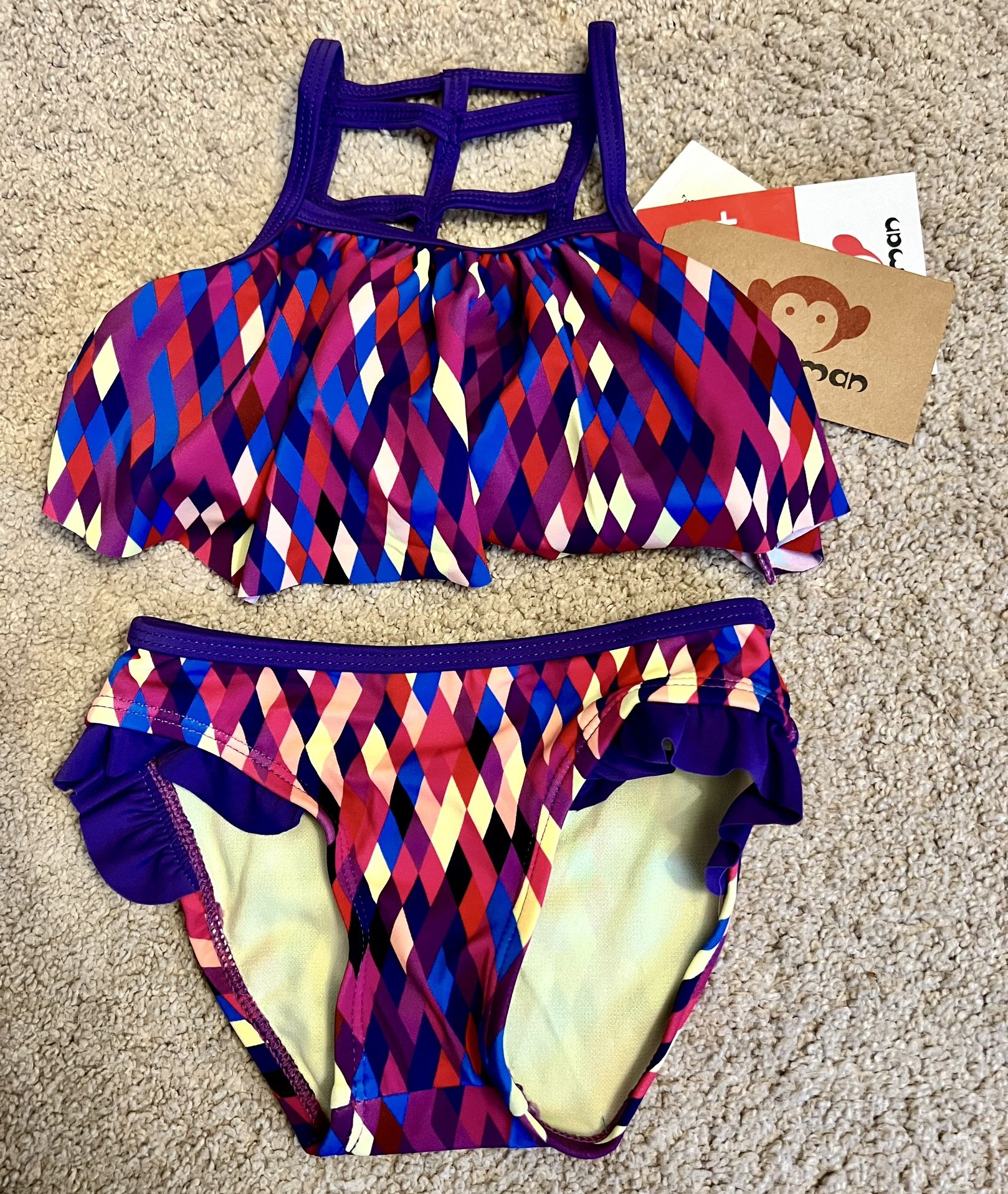 Brand new with tags Appaman Hermosa bikini girl set, size 4T