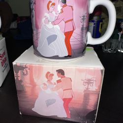 Discontinued Cinderella Walt Disney Coffee Mug NIB Japan