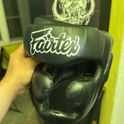 Fairtex Headgear super sparring black Large