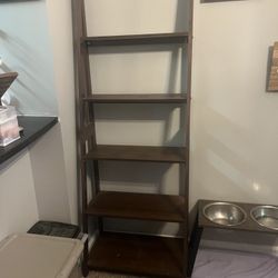 Walnut Ladder Shelf