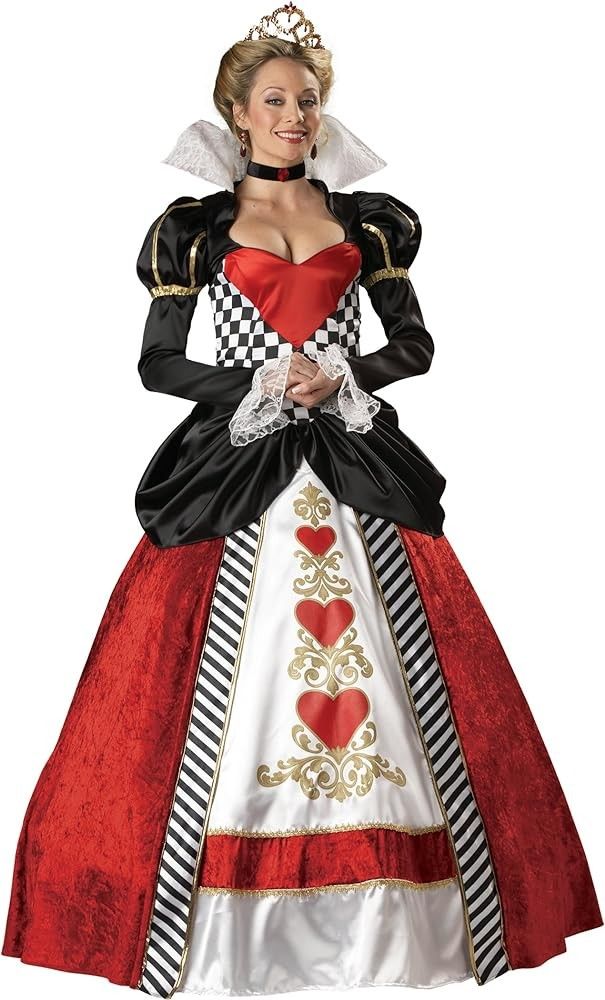 Queen Of Hearts Deluxe Dress XL