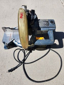 miter saw - Ryobi
compound miter saw
10"
16x19x16H"
no blade
$15