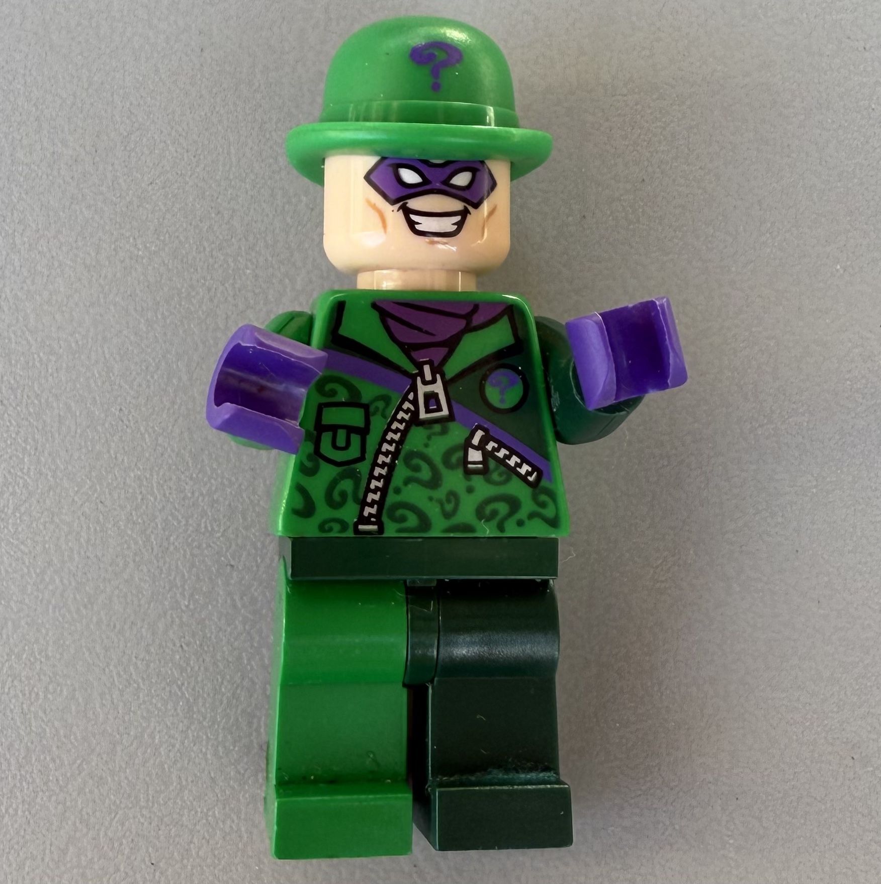 LEGO DC Comics Super Heroes The Riddler green zipper outfit